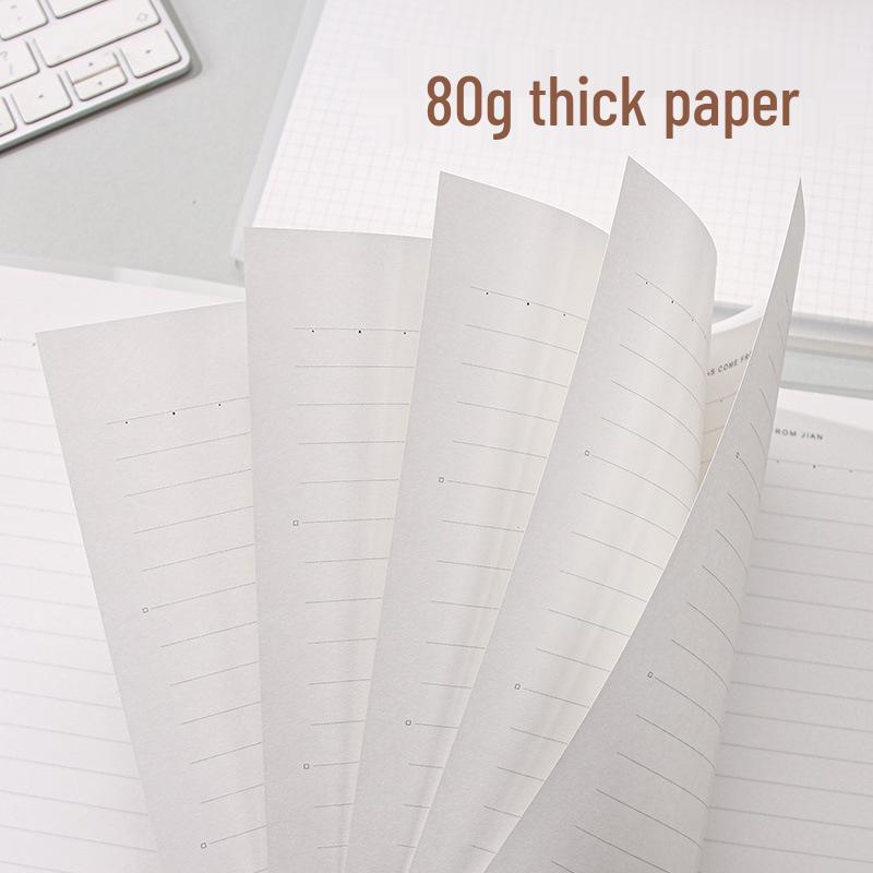 Clear Cover Detachable A4 Notebook, A5 Junior High Notebook, B5 Diary