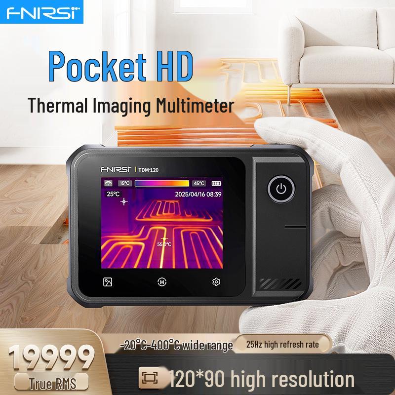 Finirui HD Thermal Imaging Multimeter & Thermometer for Precision Floor Leak Detection