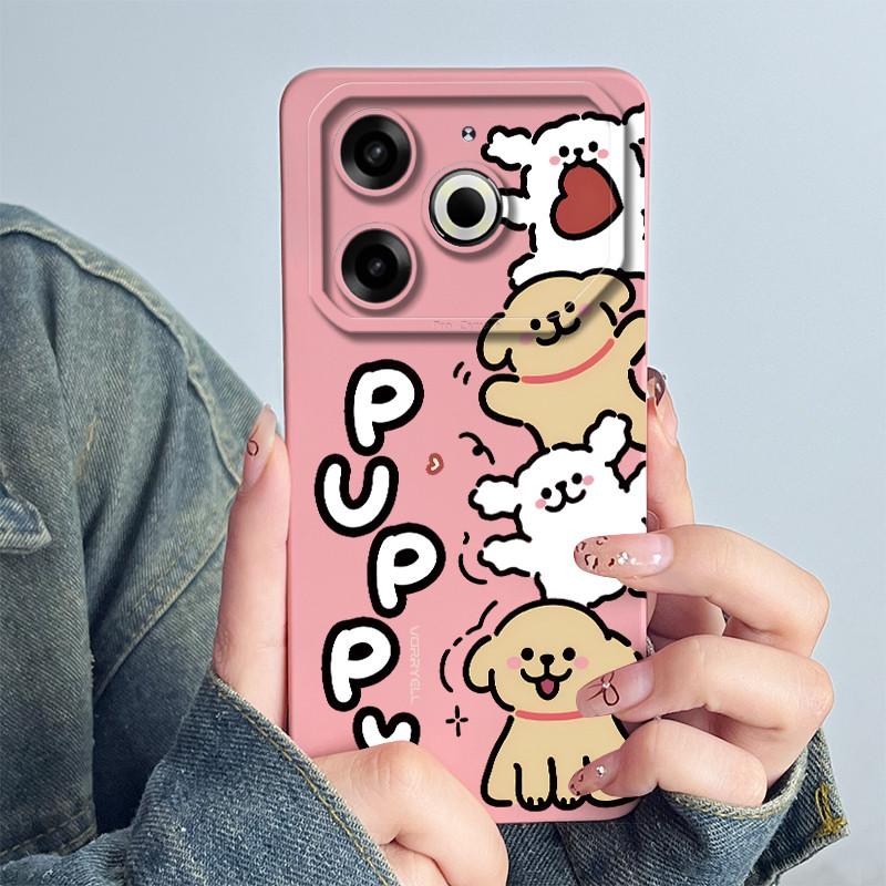 For Tecno Pova 6 Neo Phone Case Pova 6Neo Back Cover Silicone Cute Panda Flower Boys Girls Cartoon Shell Protective Coque Funda