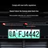 Ideal L6 License Plate Holder: Original Car Color, Fully Enclosed, Anti-bending Protector for New Energy Vehicles