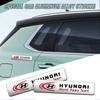 1/2 Stück Auto Styling Emblem Auto Karosserie Kotflügel Dekor Aufkleber Zubehör Für Hyundai GDI i10 i20 Accent Tucson Sonata Palisade Kombi