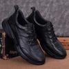 Men's sports shoes Korean version British trend outdoor shoe toe layer cowhide casual leather shoes men's shoes