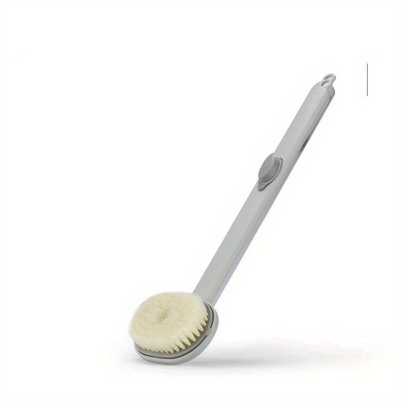 1pc Long Handle Bath Massage Soft Hair Exfoliating Cleaning Brush Body Bath Rubbing Back Brush