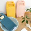 2PCS Extra Large Household Washboards Heavy Duty Plastic NonSlip Bottom Efficient Fabric Cleaning Laundry Washing Board