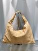Woven shoulder bag underarm bag spring and summer new bag women's bag handmade high-texture dumpling bag tide