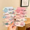 Ocean Series Shell Pearl Hair Clips for Girls - Gentle, No-Damage BB Clips for Bangs & Flyaways