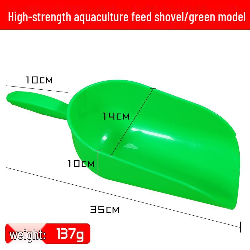 Large Heavy-Duty Plastic Feed Shovel for Farm Animals