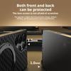 For Samsung Galaxy S25 Ultra Magnetic Case Borderless Textured PU+Metal Kickstand Phone Cover