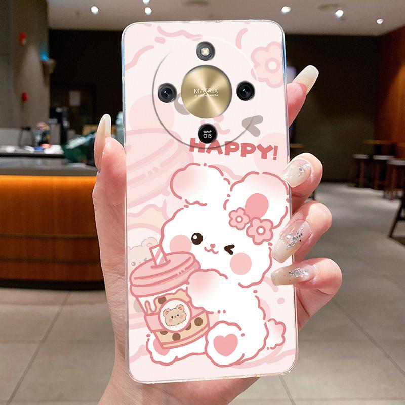 Casing For Honor X9D 5G Aesthetic Luxury Dragon Cute Cool Boys Girls Soft Silicone Phone Case Back Cover Transparent TPU Shell