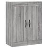 Credenza alta Grigio Sonoma 69,5 x 34 x 180 cm Truciolato
