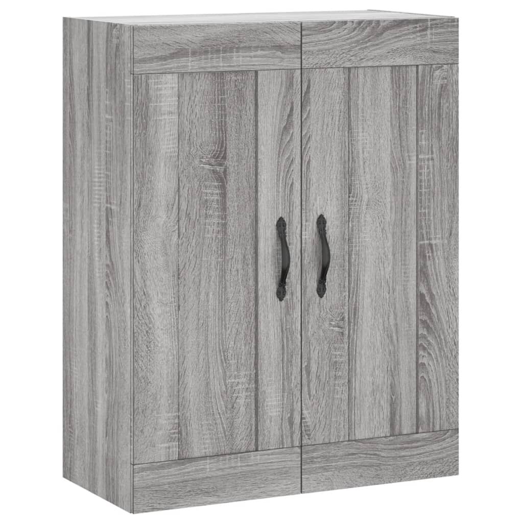 Credenza alta Grigio Sonoma 69,5 x 34 x 180 cm Truciolato