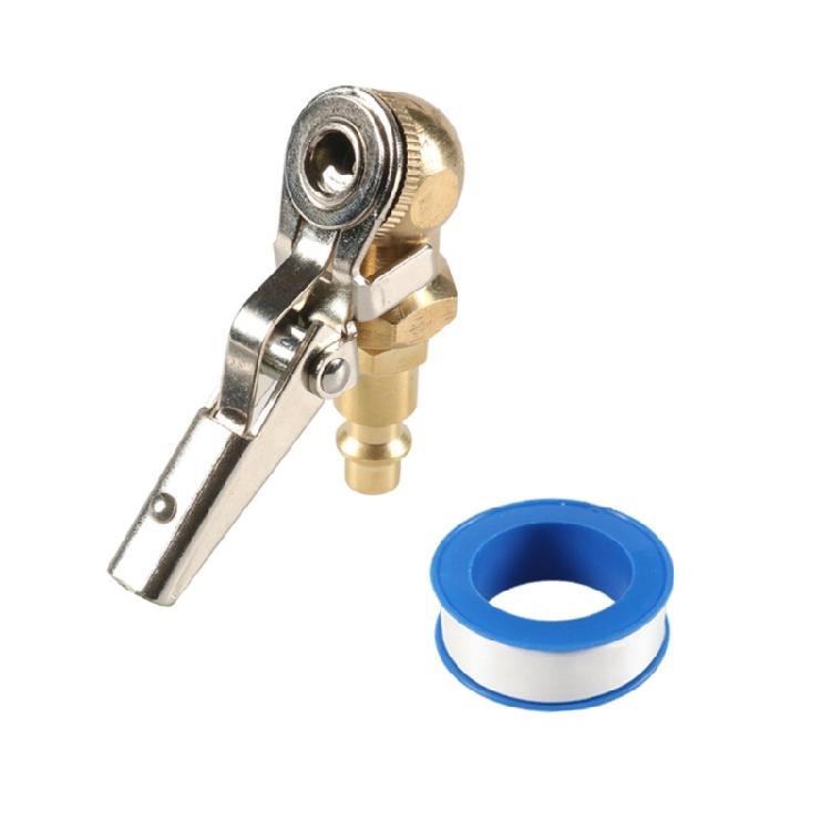 1Pc/2Pcs Tyre Inflator Fitting Tire Air Chuck Hose End with Barb Connector