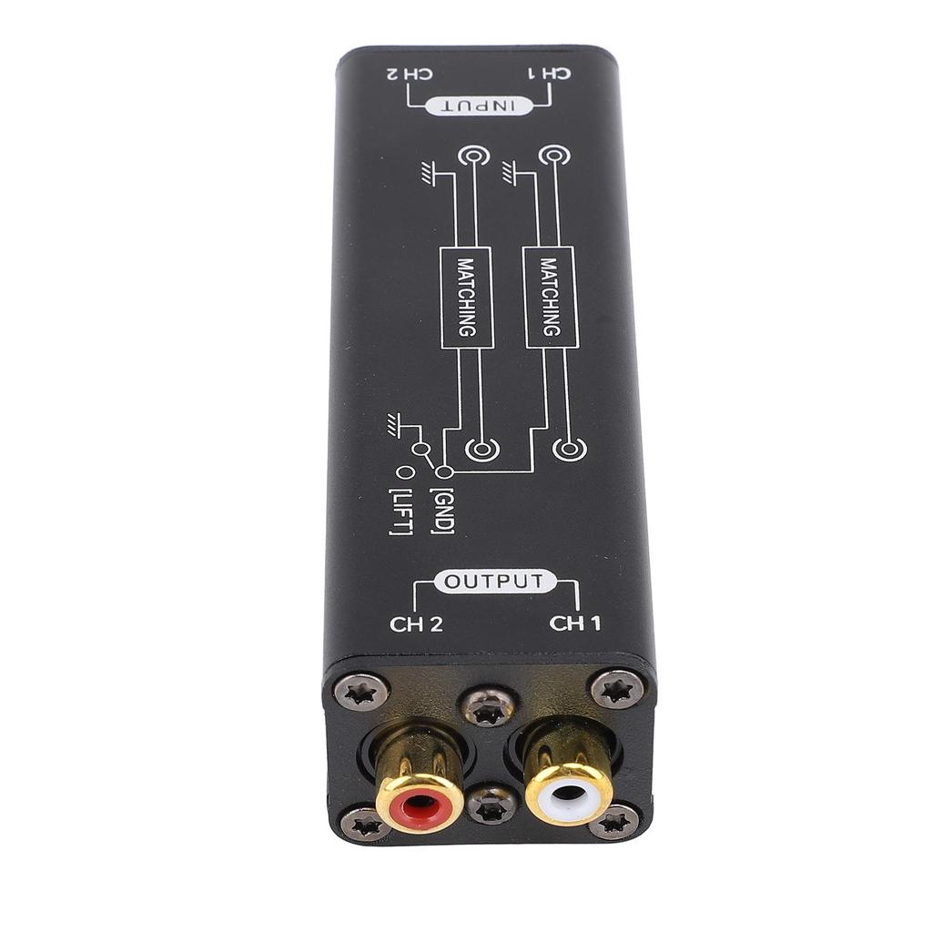 Noise Filter Aluminium Alloy Plug and Play Ground Loop Noise Isolator for Conference Studio Home