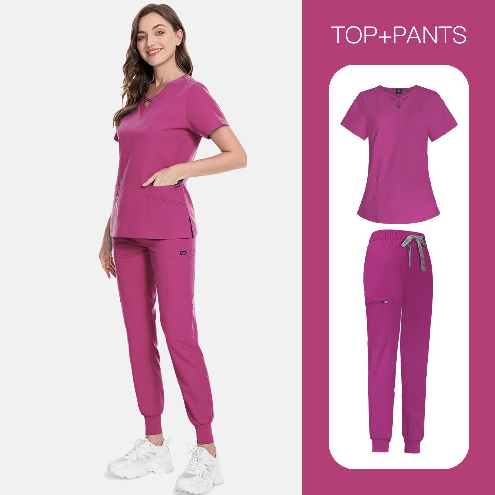 Women'S Handclothes Beauty Salon High Quality Thickened Spa Private Hospital Doctor Nurse Overalls Cleaning Uniform