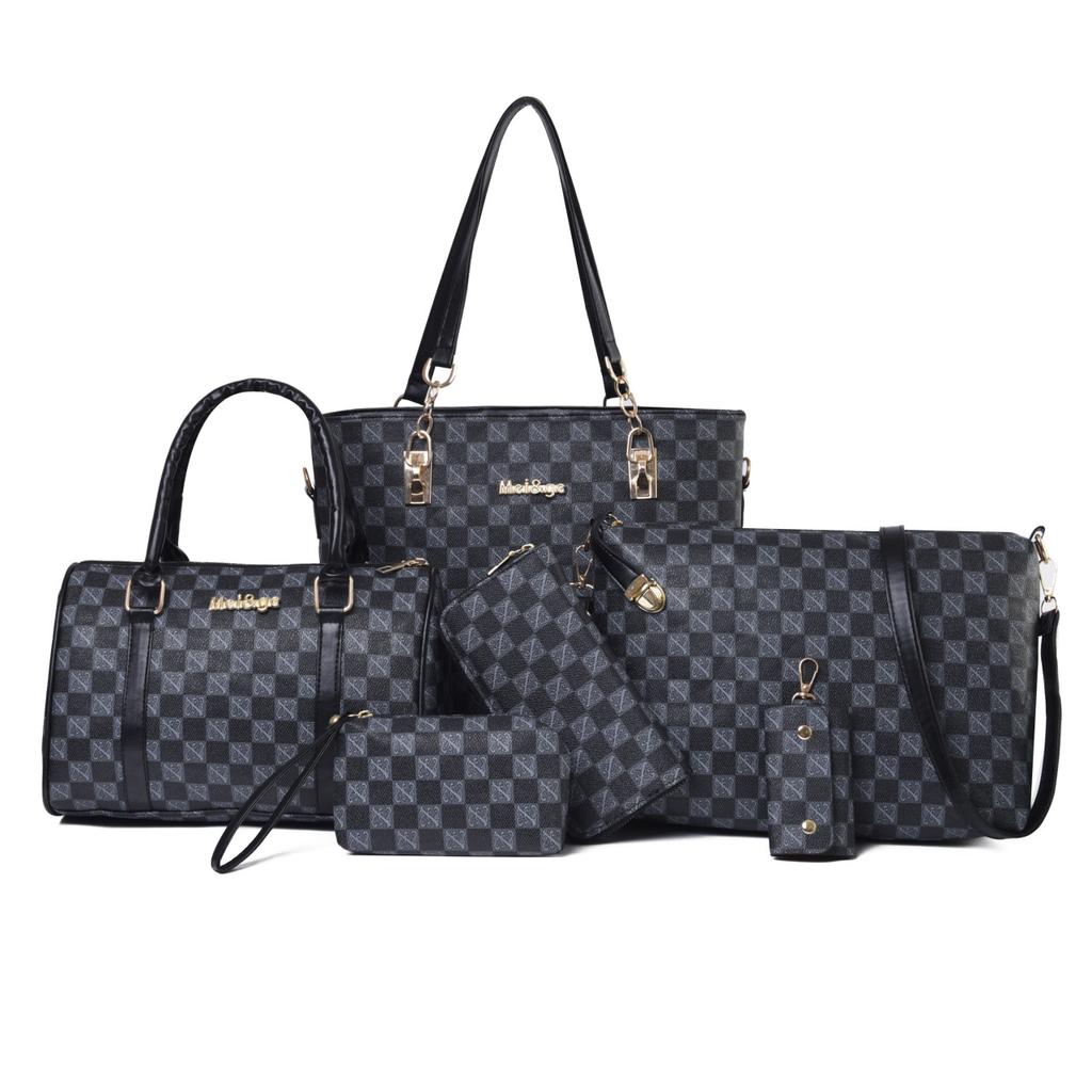 Large Capacity Bag Women's New Child and Mother Multi-piece Set Portable Women's Bag Popular Printing Single Shoulder Oblique Span Tote Bag