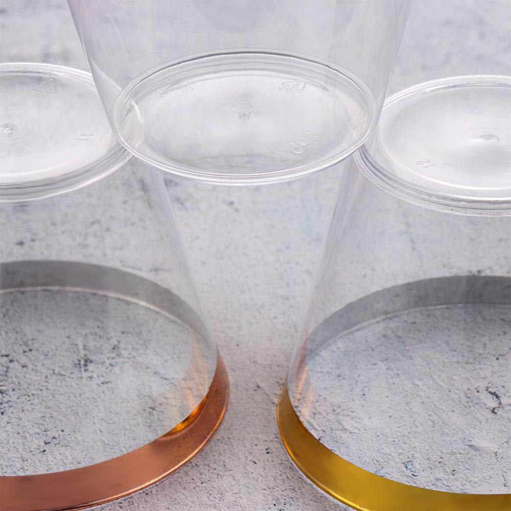 10/20/30pcs Kitchen Gadgets Wine Birthday Party Disposable Tableware Transparent Plastic Cups