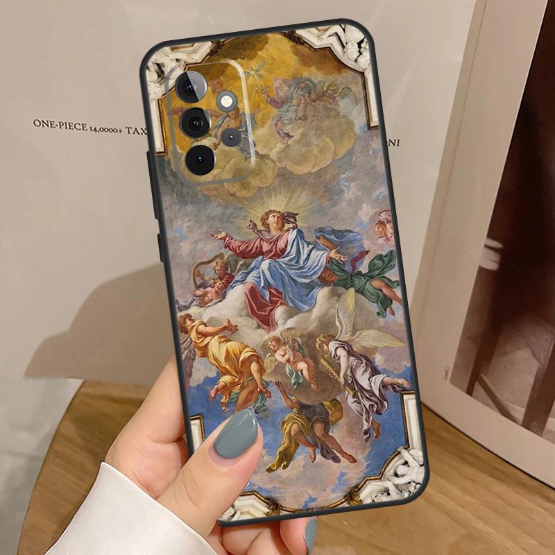 Renaissance Angels Case For Samsung Galaxy A56 A36 A16 A06 A13 A33 A53 A52 A32 A12 A54 A34 A14 A35 A55 A17 A15