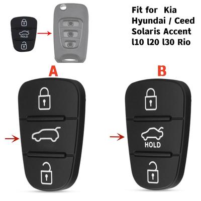 3-Tasten-Fernbedienung für Autoschlüssel, passend für Hyundai Solaris Accent Tucson L10 L20 L30 Kia