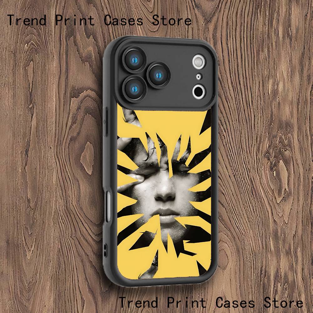 Sunburn D-Dominic F-Fike Phone Case For iPhone 17,16,15,14,13,12,11,Pro,Max,Plus,X,XS,SE4,E,Mini Black Thickened border Case