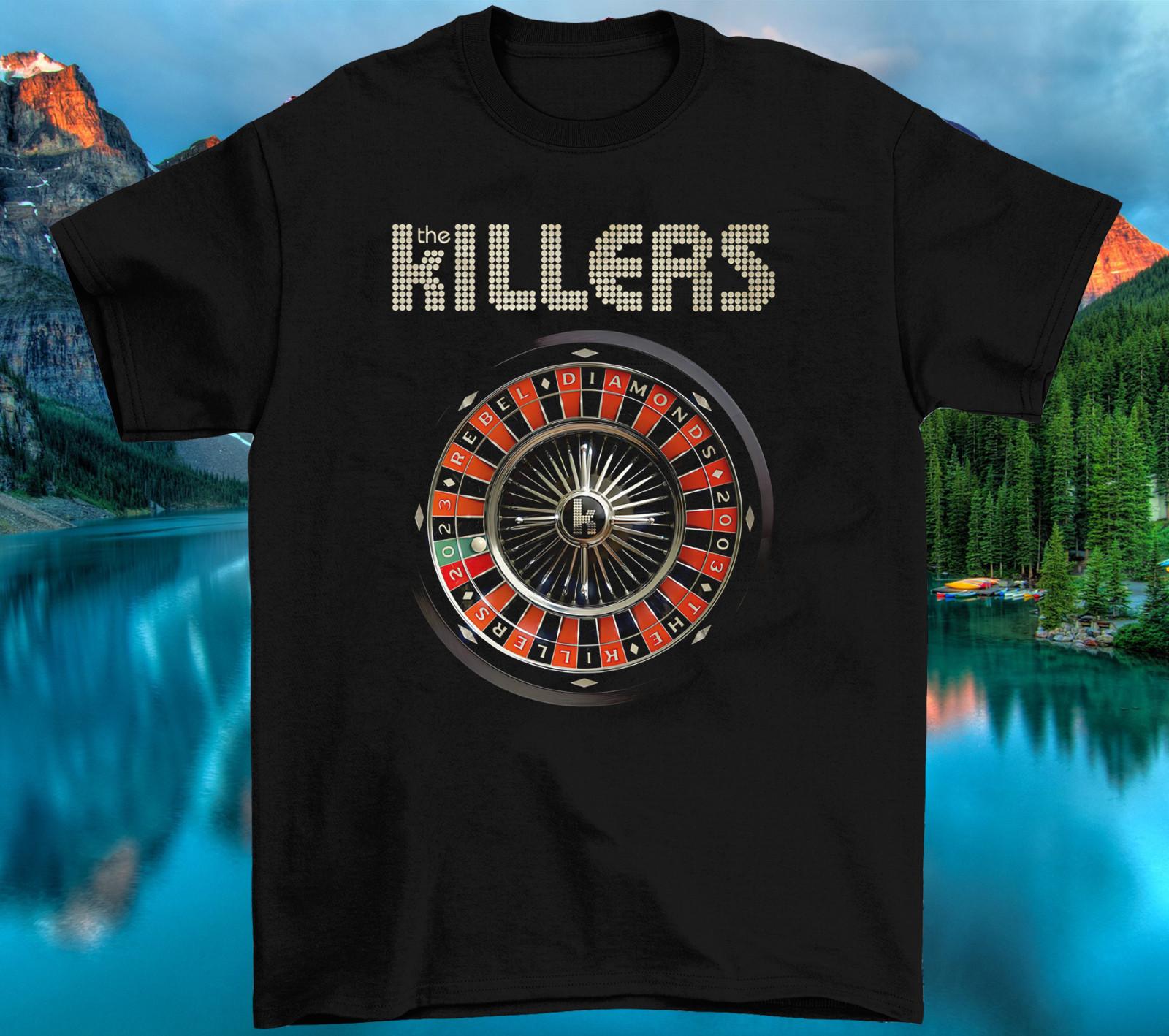 THE KILLERS Rebel Diamonds 2024 Tour Cotton Black S-5XL T Shirt CM351 Unisex T-Shirt XXXXL