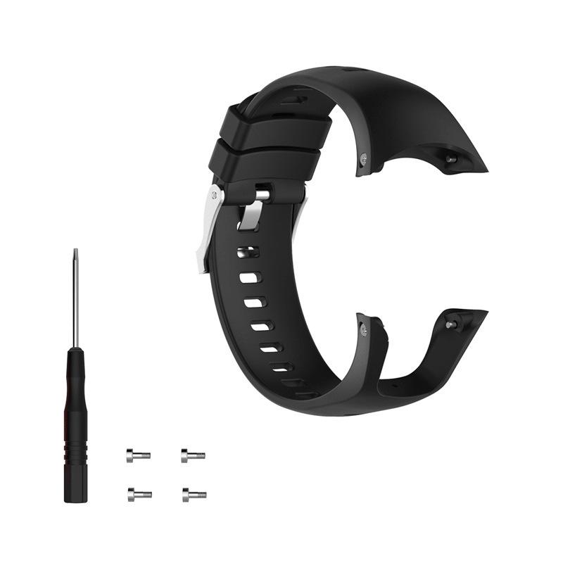 Suunto Spartan Trainer Nadgarstkowy HR Silikonowy Pasek do Zegarka czarny