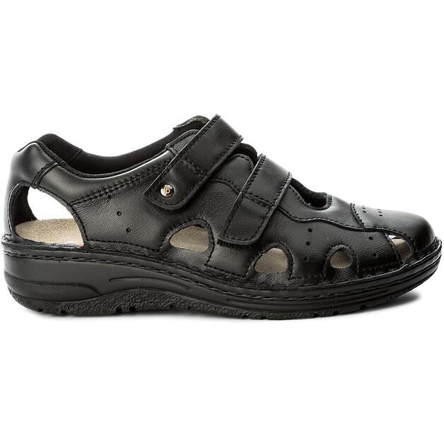 Женские слипоны на липучке Berkemann Larena 03100 black