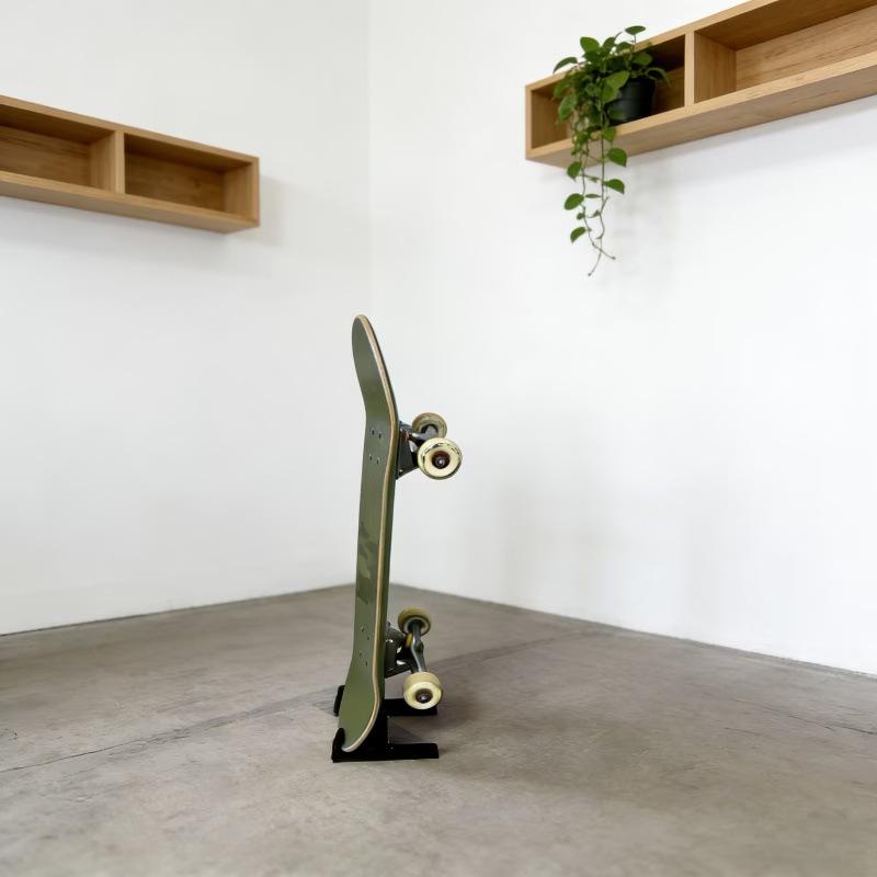 1Pcs 3D Printed Vertical Fixed Skateboard Storage Base Suitable For Indoor Storage And Outdoor Skateboard Park Organization