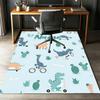 Custom Name Dinosaur Printed Carpet,Rug for Office Chair Living Room Bedroom Kitchen Room Decor Gifts.