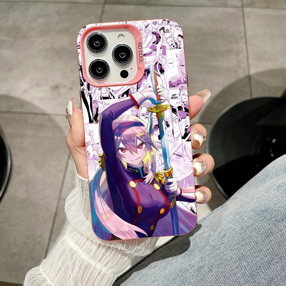 

Mato seihei no slave Uzen Kyouka Phone Case for iPhone 17 16 15 14 13 12 11 X XR XS 8 7 Air Pro Max Plus Translucent Pink Cover iPhone 16 Pro