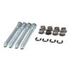 Set de reparații știfturi pentru balama ușii față spate pentru Chevrolet S10 S15 94-04 Balama ușii modificată pentru mașină, fier argintiu DH-1003