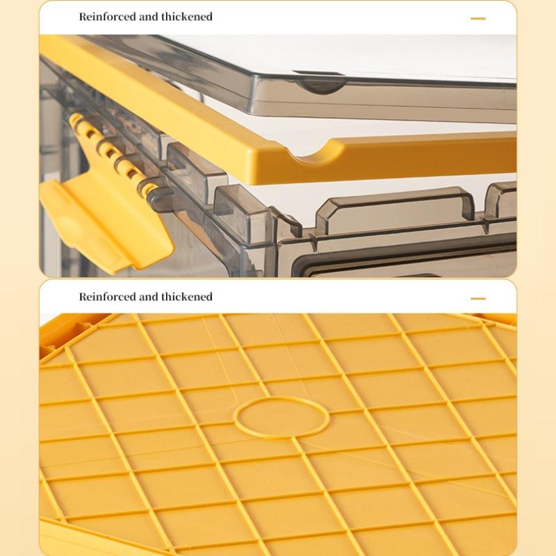 Wielofunkcyjny składany schowek, ruchomy z szafką do przechowywania kół pasowych, do układania w stos