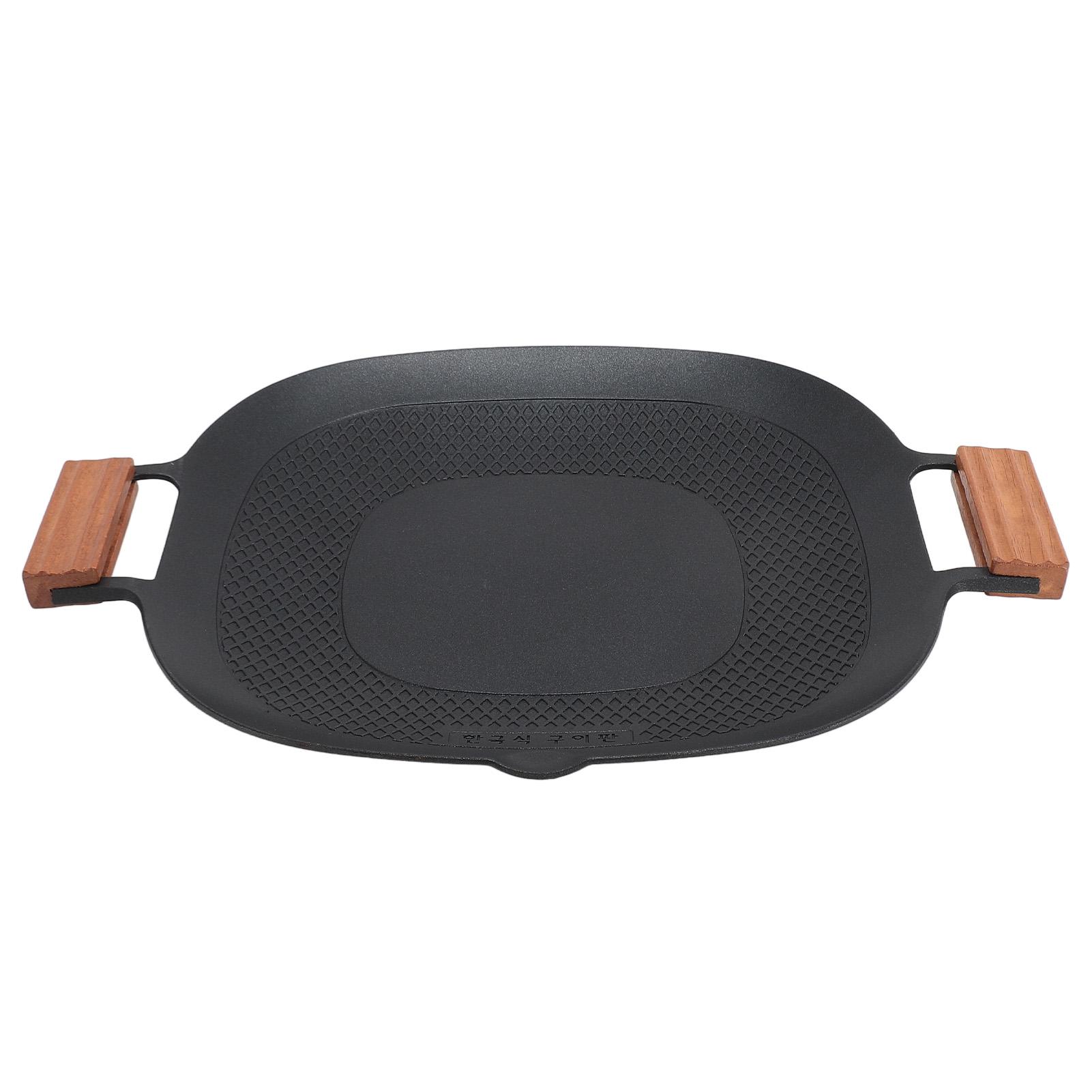 Fast Heating Non-Stick Barbecue Pan, Indoor and Outdoor Camping Barbecue Griddle