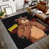 1pc Freddy bear2 Design Printed Area Rug Carpet for Bedroom Living Room Home Decor Rugs Mat Non Slip Mat Rug for Bedside