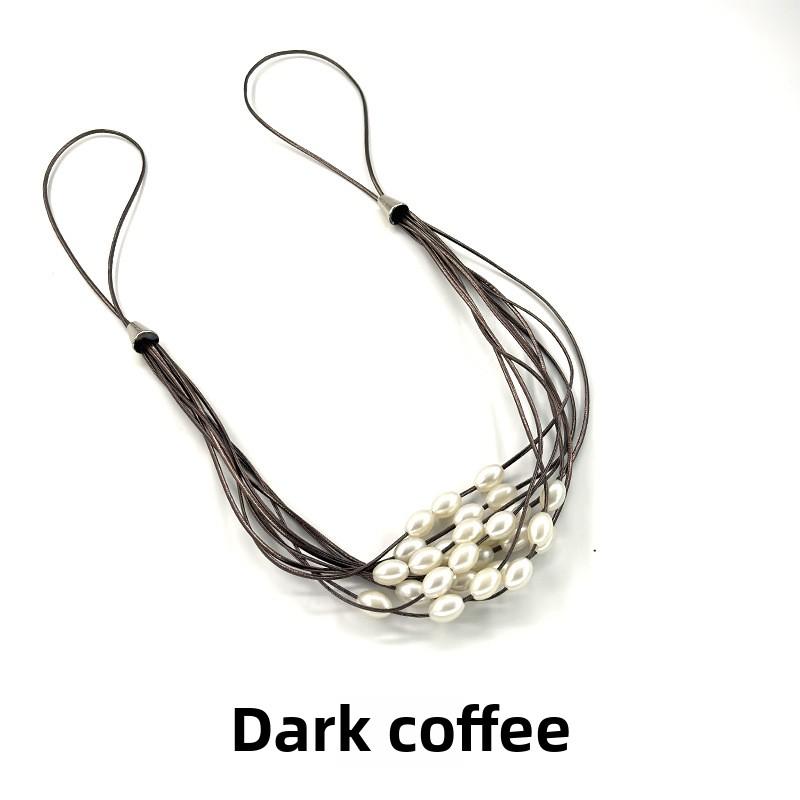 Curtain Ties and Pearl Ties Embellish The Country-style Curtain Decoration with Wheat and Rice Grains