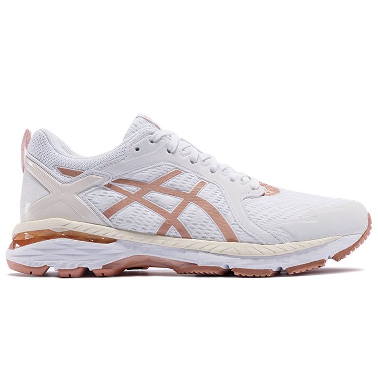 Asics GT-Motor Fabric Synthetic Leather Comfortable Low-Top Running Shoes Women sneaker White Platinum 1012A808-100