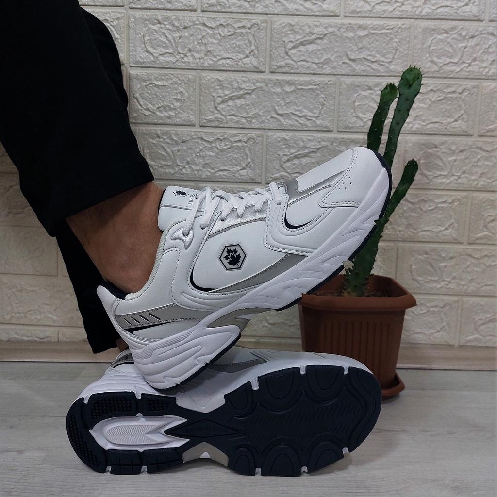 Lumberjack Pol Pu White Memor Foam Comfortable Sole Men's Sports Shoes