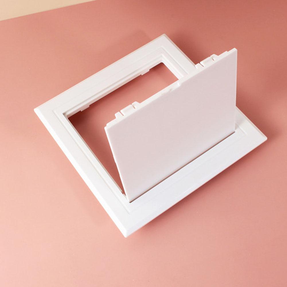 1 Stück Revisionsklappe Inspektionsloch Zugangstüren Wand Decke Luke Abdeckung Tür Scharniertyp Kunststoff Druckverschluss Inspektionsöffnung