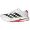 Νέα Adizero Boston 13 'Λευκό Μαύρο Διαυγές Κόκκινο' JS4932