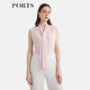 Ports Women's Pink Sleeveless Blouse ALQ8B003CWB008