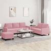 VidaXL Sofa Set with Cushions 3 Pcs, Sofas with Armrests, Furniture Set with Footrest Living Room, 3201529
