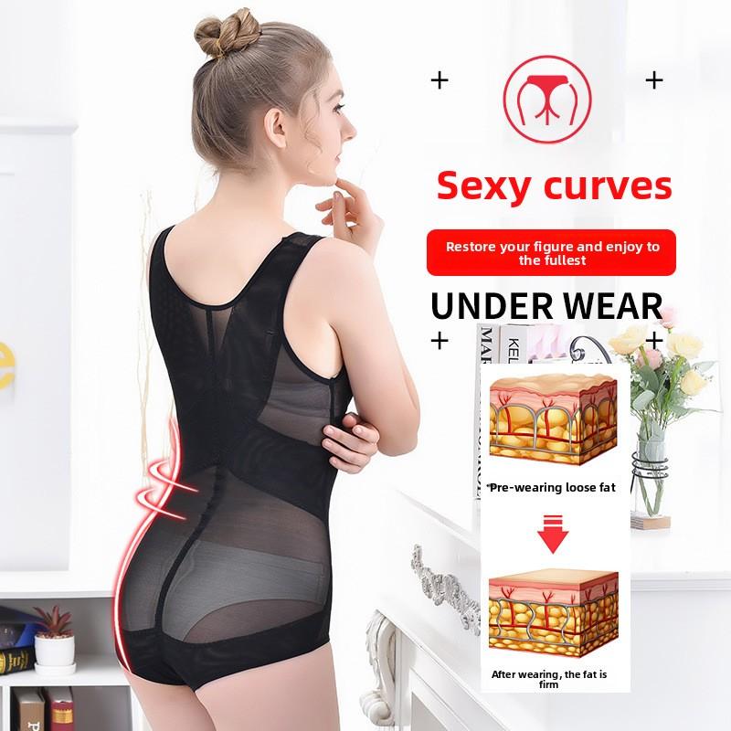 Poporodowy kombinezon modelujący: Letni Oddychający Modelujący Body z Kontrolą Brzucha dla Kobiet - Lekki Biustonosz z Krzyżującym się Przodem