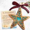 Sea Animal Coastal Christmas Ornaments The Kind of Starfish/Seahorse/Octopus Hanging Ornament with Card Positive Inspirational Energy Vibes Gifts for
