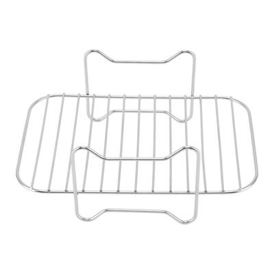 Fritteuse Edelstahlgestell Fritteusenzubehör Mehrzweck Grillhalter Outdoor BBQ Werkzeuge