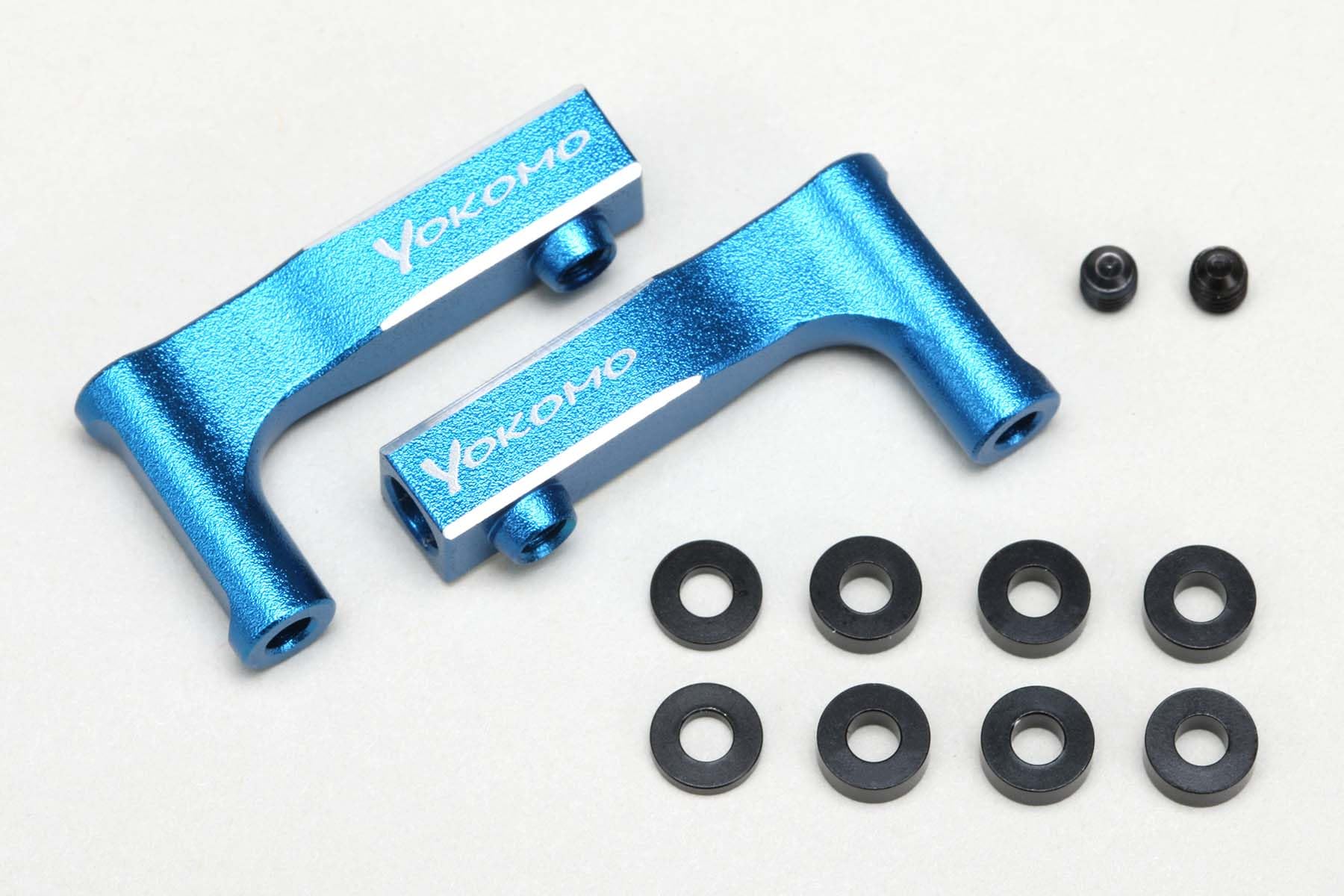 

Yokomo Front Upper I-Arms (Blue) for RD/SD/MD, Chamfered, Y2-B08FUI