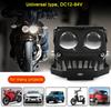 1 Paar Motorradlicht 30W 12000lm Abnehmbarer externer Treiber Scheinwerfer Beleuchtung Zubehör mit Befestigungsschrauben