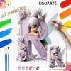 Oil Paint Art Painting Kit Fairy Crown Gems Home Wall Decor