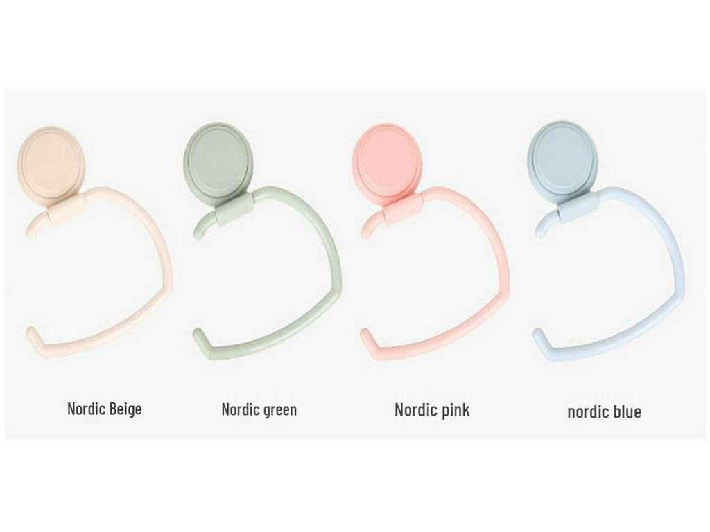 Punch-Free Multifunctional Towel and Paper Roll Holder with Suction Cups