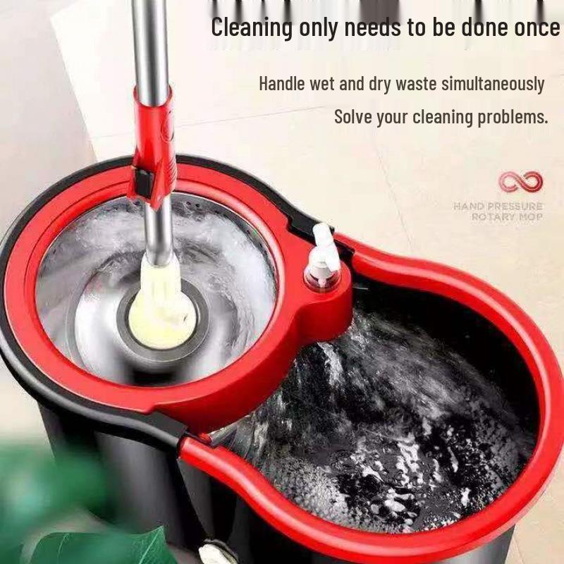 Thickened Double Drive Rotating Mop Bucket Set for Household Cleaning