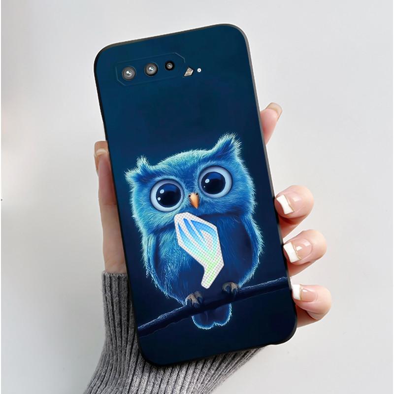 Casing For Asus Rog Phone 5 Rog 5s ZS673KS ZS676KS Case Luxury Dragon Cute Cool Boys Girls Soft Black Matte Silicone Back Cover