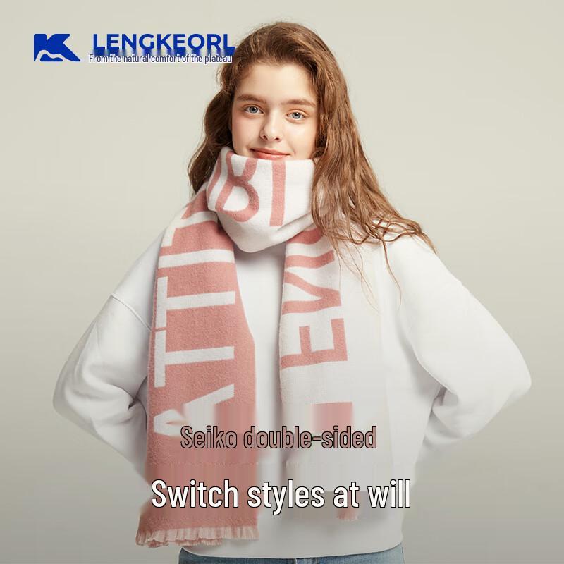 LENGKEORL Women's 100% Wool Scarf